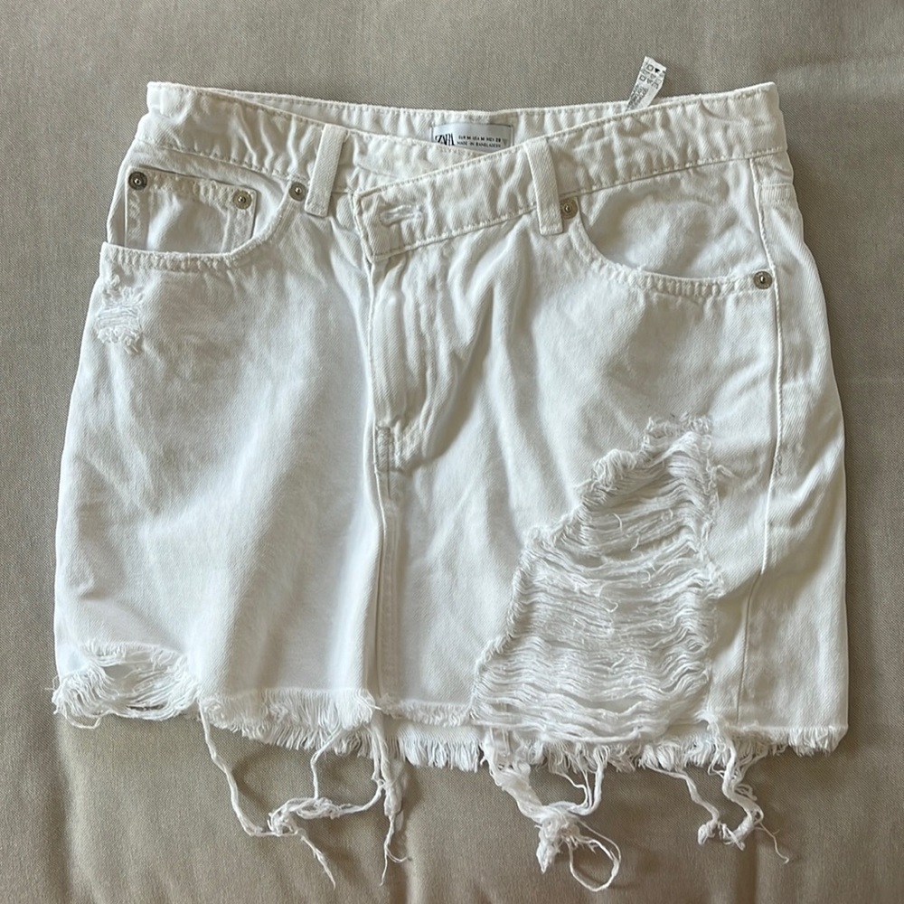 Zara denim skirt size 6